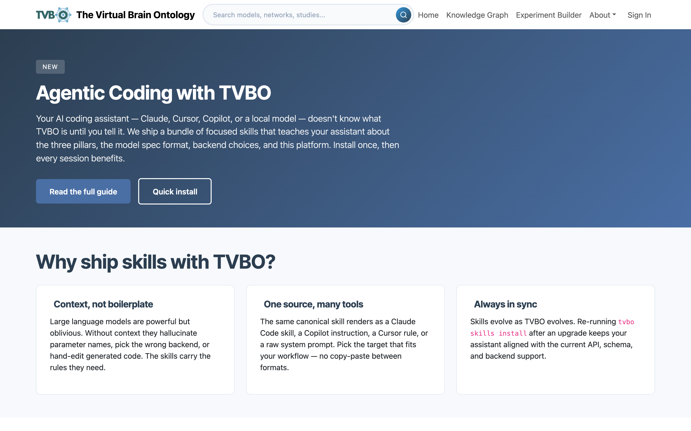 Agentic Coding with TVBO