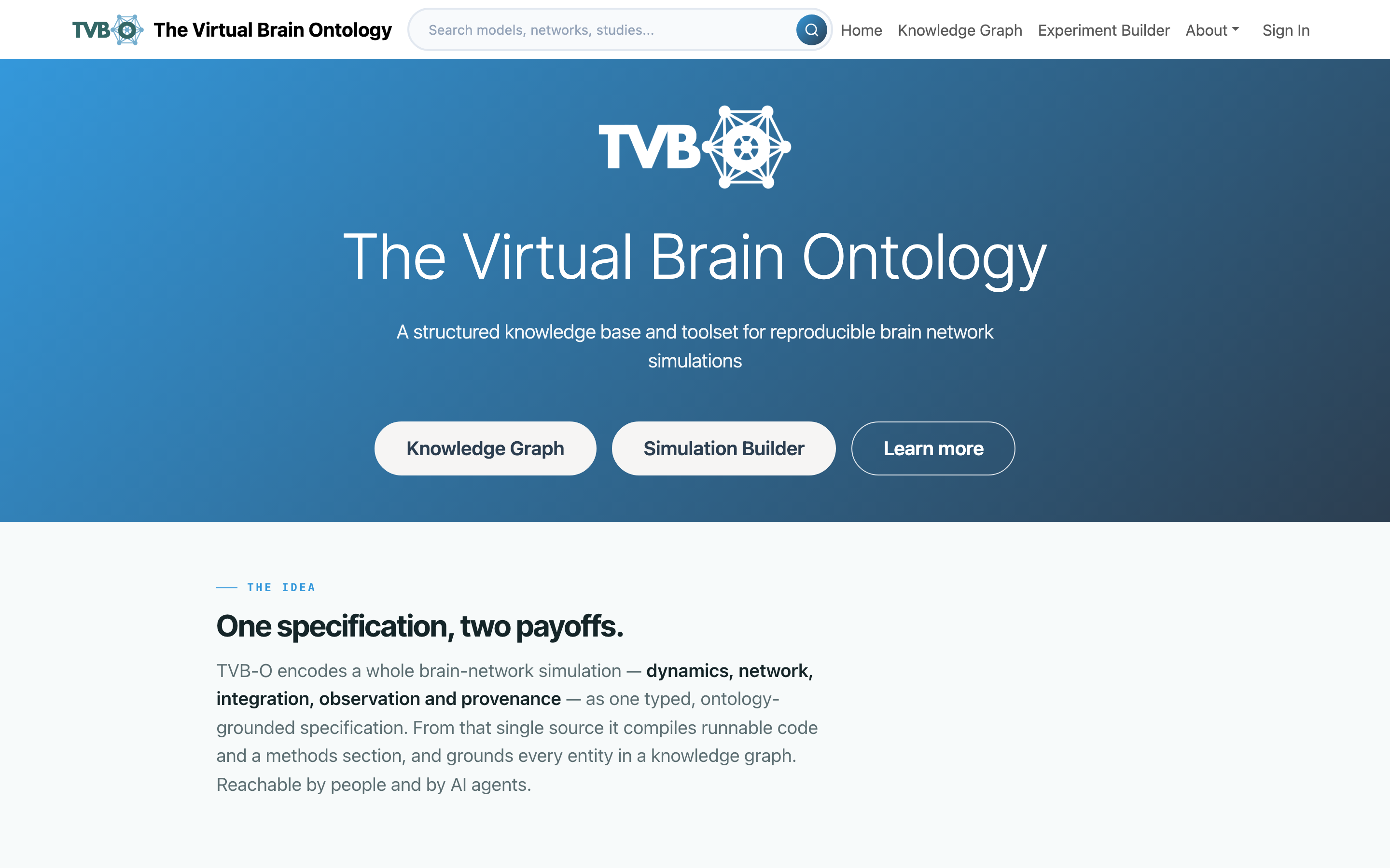 The TVBO platform